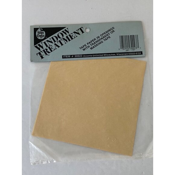 VTG Wee Crafts Window Treatment Parchment Light Up House Figures 4 pkgs - Picture 2 of 5